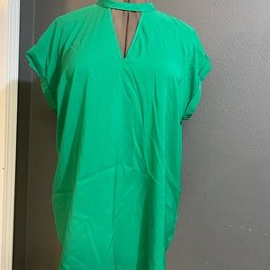Express green tunic size XL